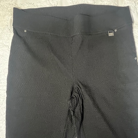 Rafaella Comfort Pull On Black Pants Sz 14 - Picture 1 of 4